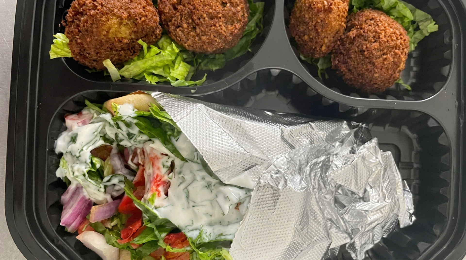 Fresh halal food
