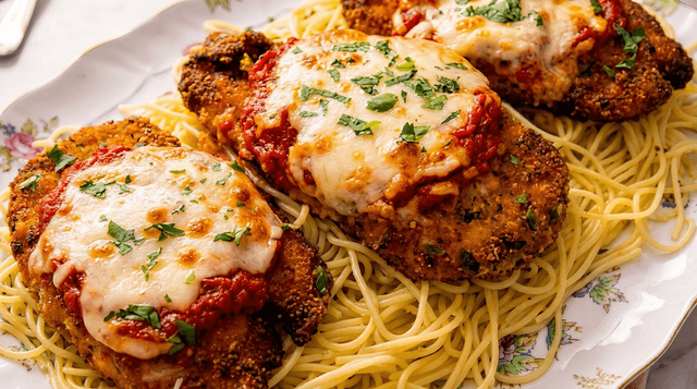 Chicken Parmigiana Dinner.