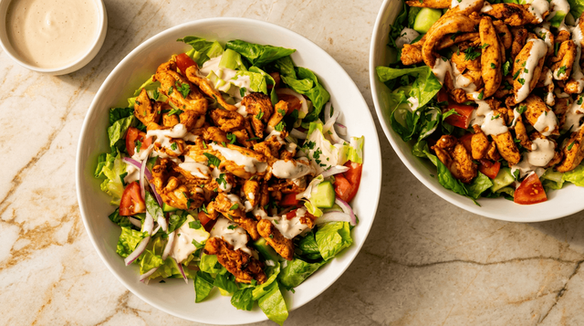 Chicken Shawarma Salad.