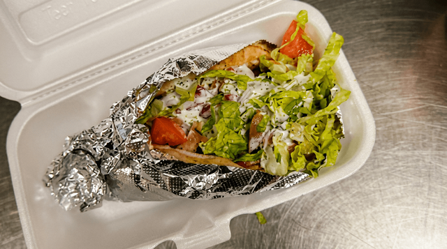 Chicken Shawarma Sandwich.
