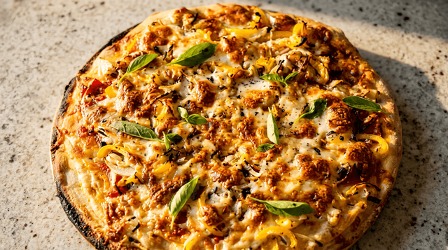 Chicken Kebab Pizza.