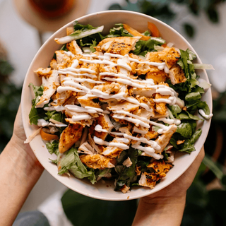 Spicy Chicken Shawarma Salad