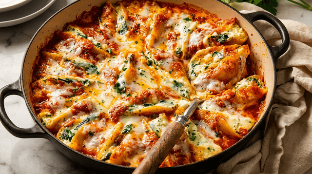 Stuffed Shells Dinner.