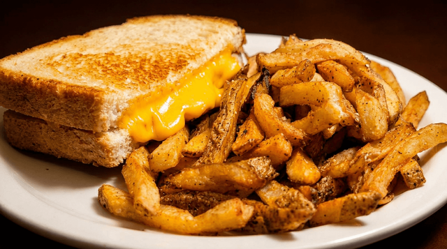 Grilled Cheese with Fries.