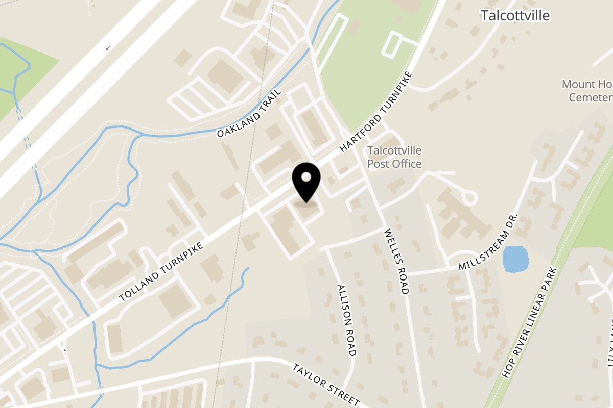 Map showing the location of Villa of Lebanon Vernon on 216 Hartford Turnpike in Vernon