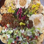 VIP 3 (Choice of 3 Meat with Salad,Hummus & Chicken Peas)